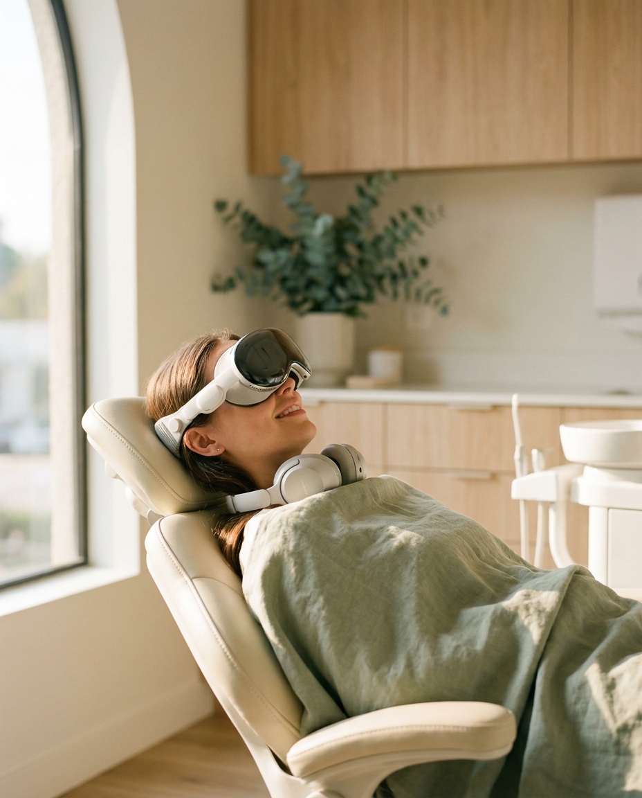 Patient with VR comfort